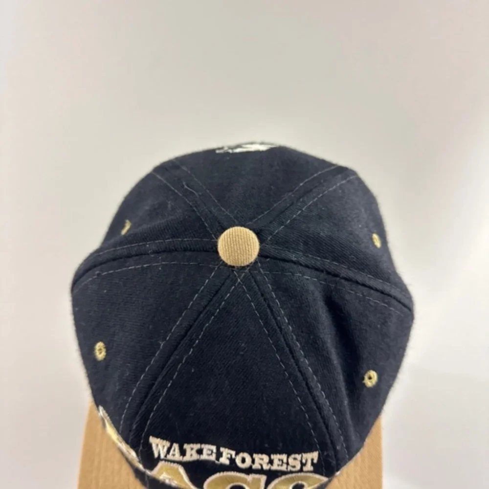 Vintage Starter Wake Forest Demon Deacons Wool Snapback Hat 90s Embroidered
